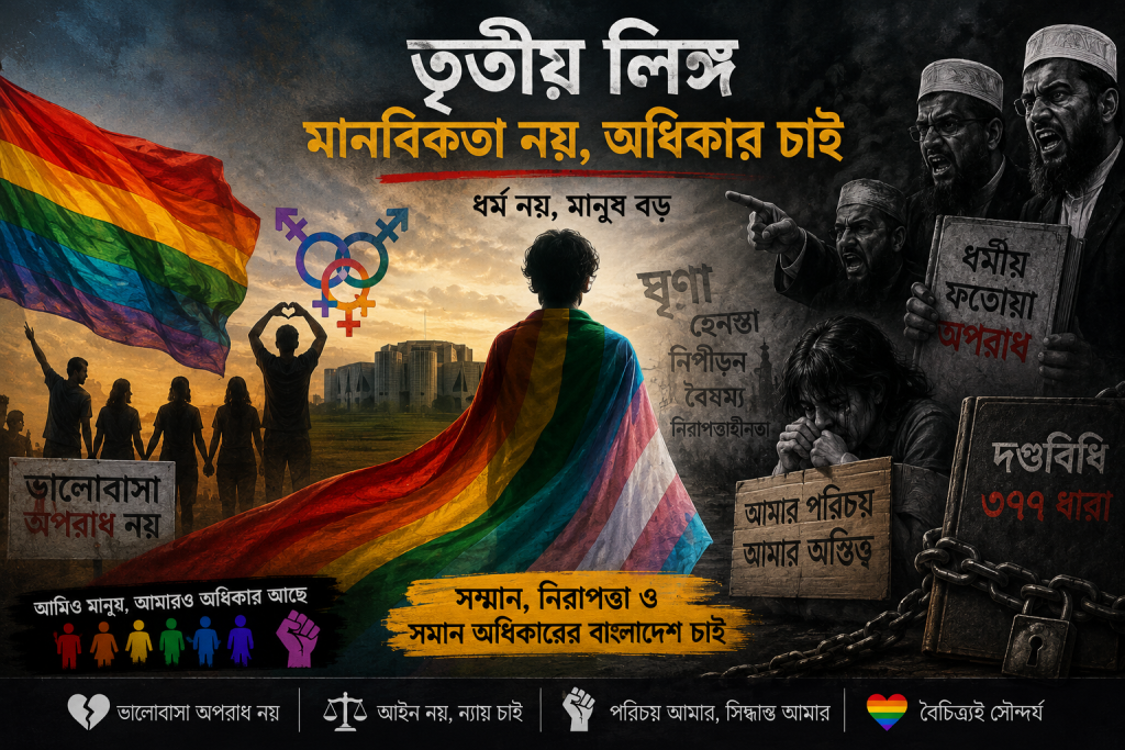 তৃতীয় লিঙ্গ, যৌন বৈচিত্র্য এবং বাংলাদেশের মানবিক সংকট